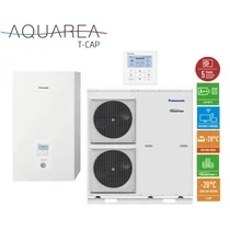 Panasonic KIT-WQC09H3E8, WH-UQ09HE8/WH-SQC09H3E8 9 kW csendesített kültéri egység hőszivattyú osztott kivitelű T-CAP H széria 
