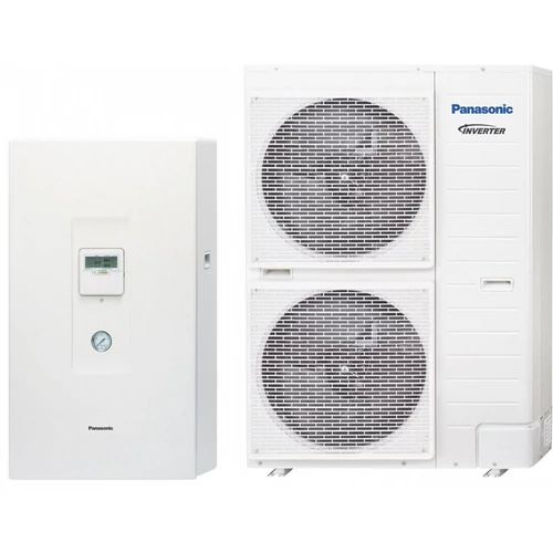 Panasonic AQUAREA KIT-WHF12F6E5 osztott kivitelű HT magas hőmérsékletű előremenővel levegő-víz hőszivattyú - csak fűtős modell