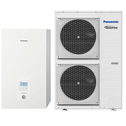 Panasonic AQUAREA KIT-WXC12H6E5 osztott kivitelű T-CAP levegő-víz hőszivattyú 1 fázisú