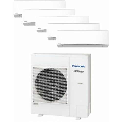 Panasonic Klíma Multi 2,0kW+2,0kW+2,0kW+2,0kW+2,5kW (öt beltéri egy kültéri)