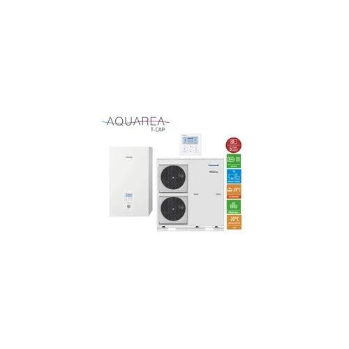 Panasonic KIT-WQC09H3E8, WH-UQ09HE8/WH-SQC09H3E8 9 kW csendesített kültéri egység hőszivattyú osztott kivitelű T-CAP H széria 