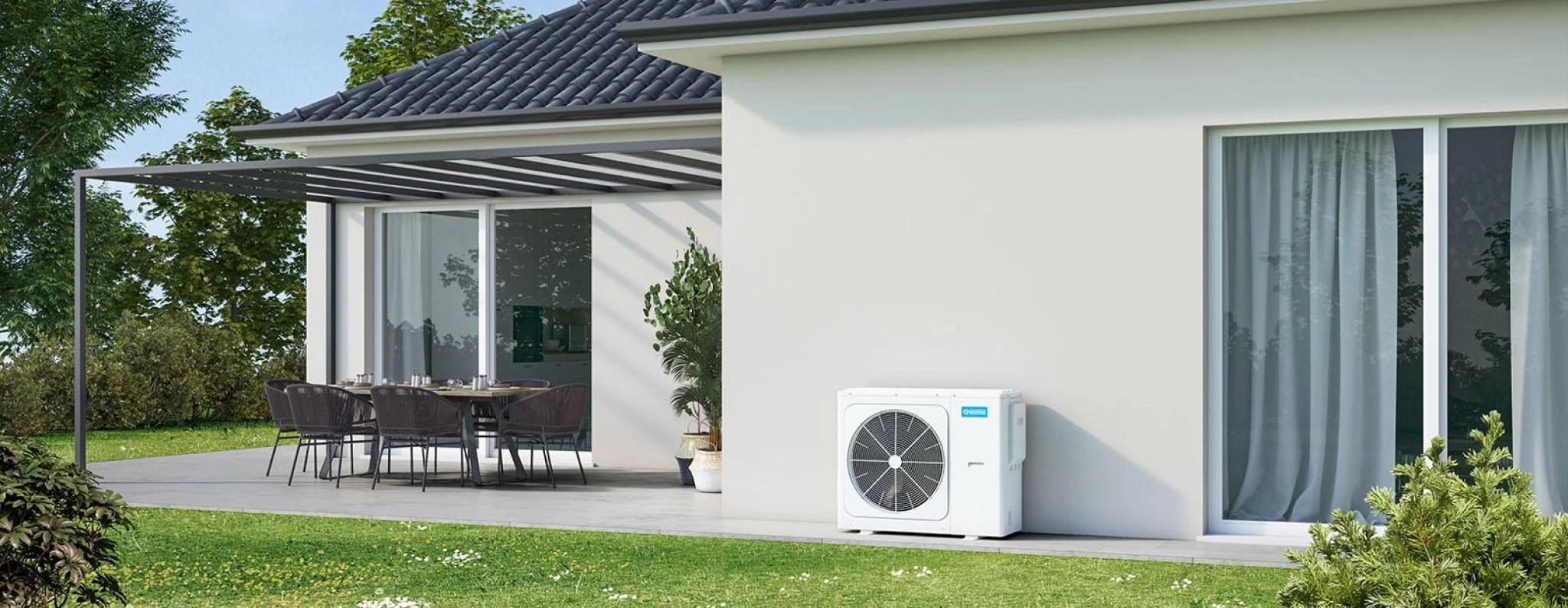 Olimpia Splendid SHERPA 02305  S2 E 10  10 kW hőszivattyú  monoblock kültéri egység