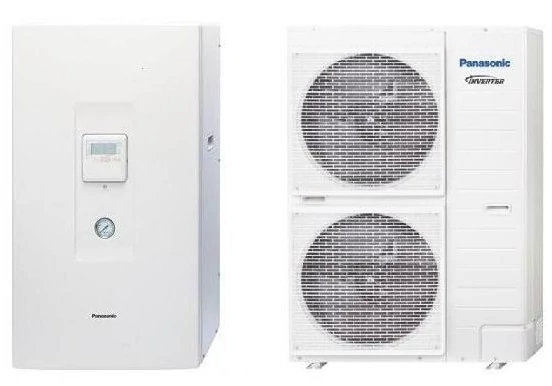 Panasonic KIT-WC12K9E8, WH-UDZ12KE8/WH-SDC12K9E8  Osztott kivitelű levegő-víz hőszivattyú 3 fázisú 12 kW K széria, R32