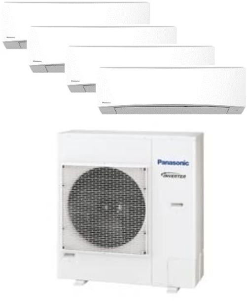 Panasonic Klíma Multi 2,0kW+2,0kW+2,5kW+2,5kW (négy beltéri egy kültéri)