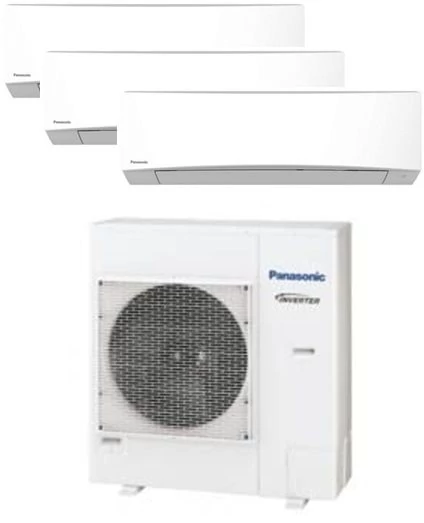 Panasonic Klíma Multi 2,5kW+2,5kW+4,2kW (három beltéri egy kültéri)