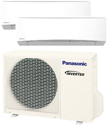 Panasonic Klíma Multi 2,5kW+5,0kW (két beltéri egy kültéri)